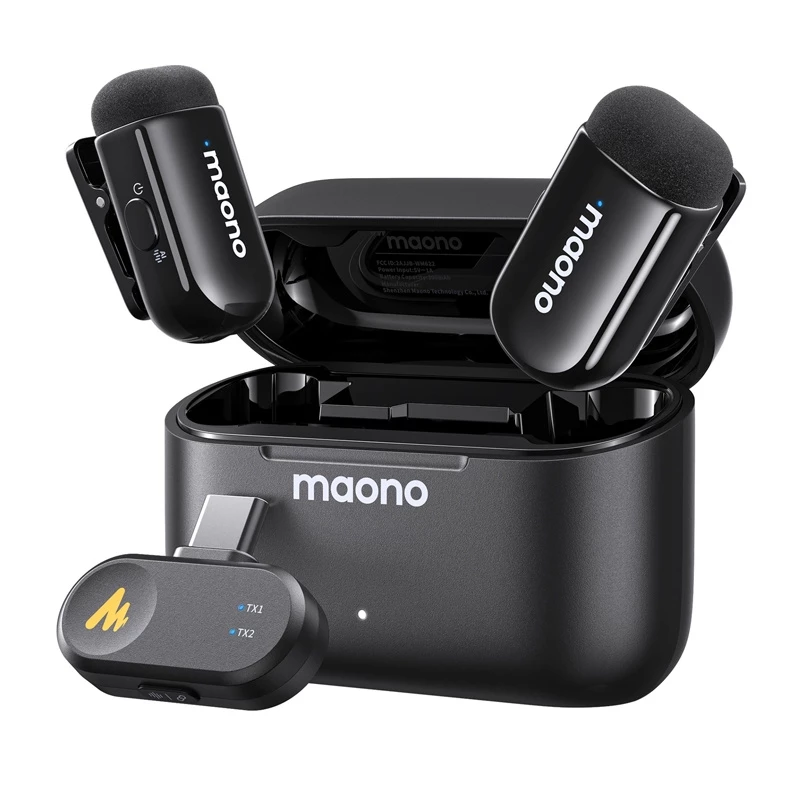 Mikrofons MAONO WM622 PC2 — augsta jutība, zems trokšņu līmenis skaidrai audio ierakstīšanai