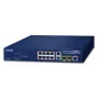 PLANET FGSD-1008HPS - Slēdzis - Viedais - 8 x 10/100 (PoE+) + 2 x Combo Gigabit-SFP - Darbvirsmas - PoE+ (FGSD-1008HPS)