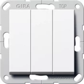 GIRA 284403 Elektriskais slēdzis 1P Balts (284403)