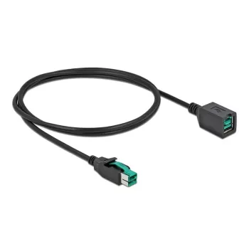 Barošanas USB pagarinātāja kabelis DELOCK 85980 12 V 1 m