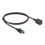 Barošanas USB pagarinātāja kabelis DELOCK 85980 12 V 1 m