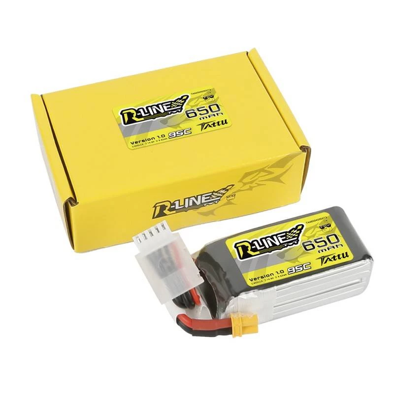 Akumulators Tattu R-Line 650mAh 14,8V 95C 4S1P XT30
