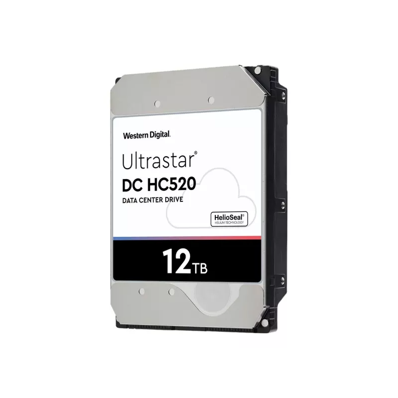 WD Ultrastar DC HC520 HUH721212AL5200 - cietais disks - 12 TB - iekšējais - 3,5 collas (8,9 cm)
