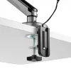 NanoRS Gaming Monitor Mount 17-32 ar RGB LED apgaismojumu, galda stiprinājums, augstuma regulēšana, pagriešana, slīpums, maks. 9 kg, VESA 75x75 / 100x100