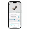 SENNHEISER Momentum MTW4 Wireless Bluetooth Noise-Cancelling Sports Earbuds - balta & Silver