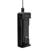 Bateriju lādētājs XTAR SC1 vienas vietas USB‑C Li‑ion 18650 elementiem, 1 nodalījums, melns