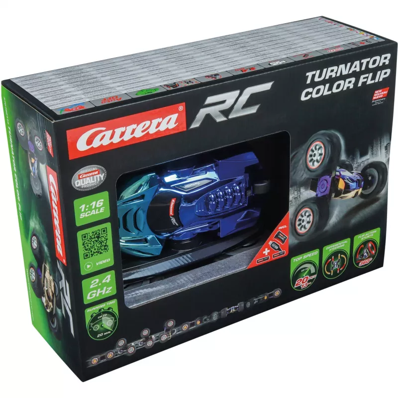 CARRERA RC Turnator Colo r Flip triku automašīna