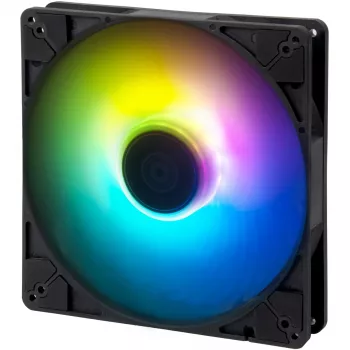 SilverStone Air Penetrator 184i ARGB 180mm korpusa ventilators - melns