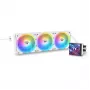 Viss vienā šķidruma dzesētājs THERMALTAKE MAGFloe 420 Ultra ARGB ar 140 mm ventilatoriem, 500–2000 RPM, balts
