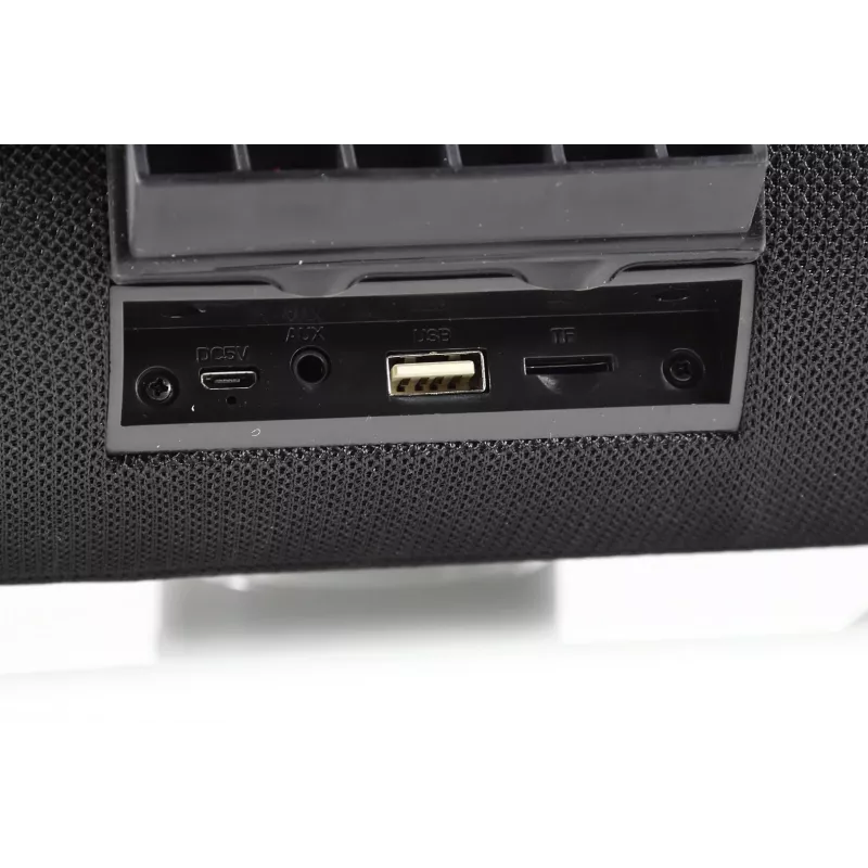 Pārnēsājams Bluetooth skaļrunis MANTA SPK15GO-BK — 20W, 3600 mAh, līdz 8 h, melns