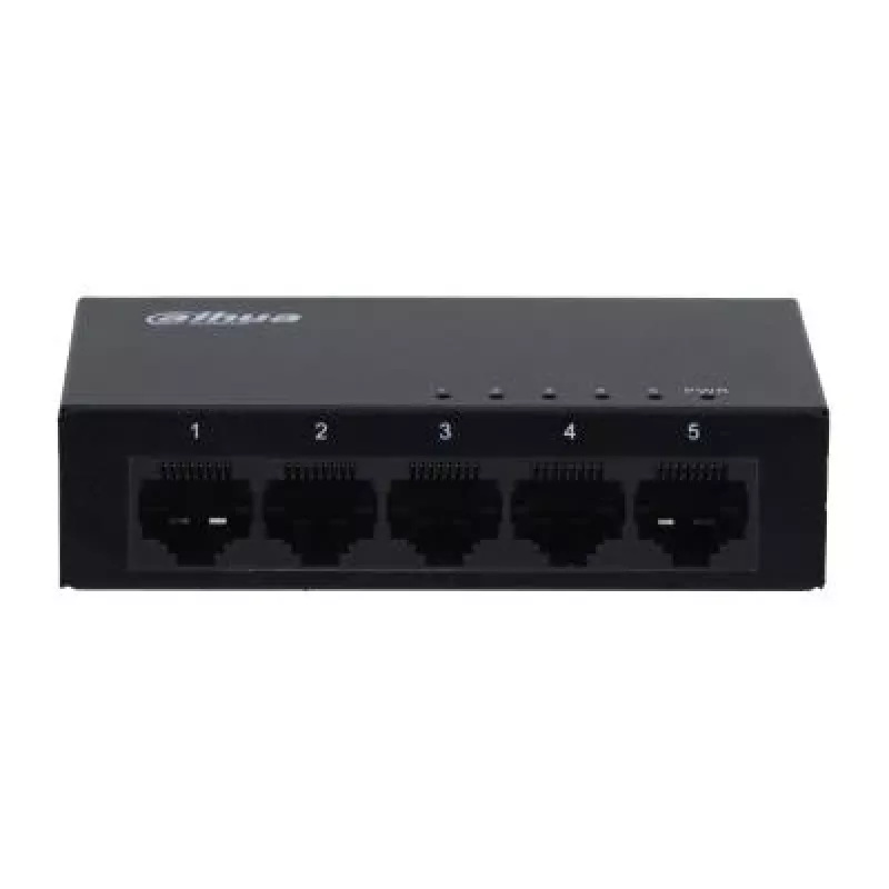 Dahua Technology SG1005-EUR tīkla slēdzis Nepārvaldāms L2 Gigabit Ethernet (10/100/1000) Melns