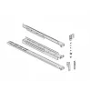 Rack rail kit EVER W/OP-ZA00-0001/00 mounting kit, silver/Melns rail, for cabinet installation