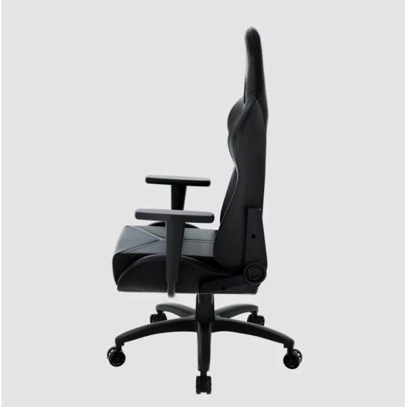 Spēļu krēsls Onex STC Tribute Hardcore Melns — ergonomisks sēdeklis datoram un konsolēm, regulējams augstums un atzveltne