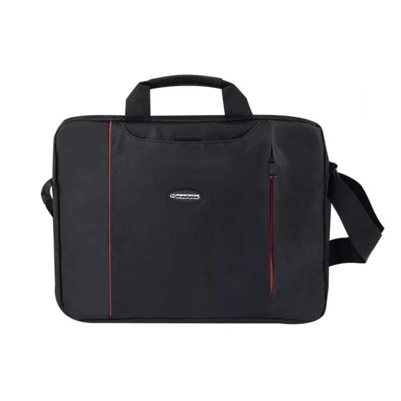 Esperanza SALERNO 39.6 cm (15.6) Toploader soma Melna, Sarkana