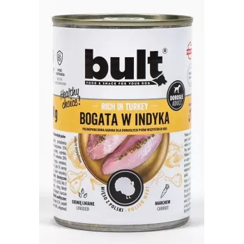 BULT bagāta ar tītaru - Mitrā suņu barība - 800 g