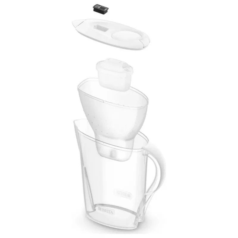 Brita Marella XL jug + 4 Maxtra cartridges (Balts)