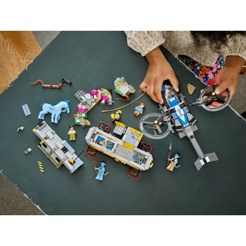 LEGO Avatar Peldošie kalni: 26. vieta un RDA Samson komplekts 75573, Daudzkrāsains