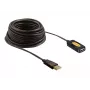 USB kabelis DeLOCK 82446 USB 2.0 10 m melns