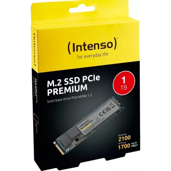 Intenso PREMIUM - SSD - 1TB - iekšējais - M.2 2280 - PCI Express 3.0 x4 (NVMe) (3835460)