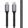 USB-C uz USB-C kabelis FIXED FIXDA-CC2-GR — 2 m, 240 W jaudas piegāde