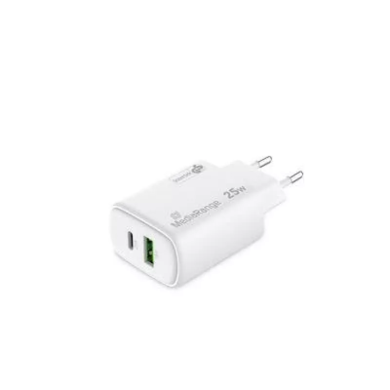 Barošanas adapteris USB/USB-C 25W/FAST MRMA112-2 Mediarange