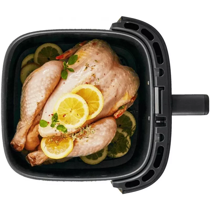 Tefal Easy Fry Silence EY551HE0 fritieris Viens 5 L Brīvi stāvošs Karstā gaisa fritieris Melna, Pelēka, Nerūsējošais tērauds