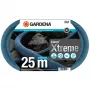 Apaļa laistīšanas šļūtene Gardena Liano Xtreme 25 m zila pelēka oranža