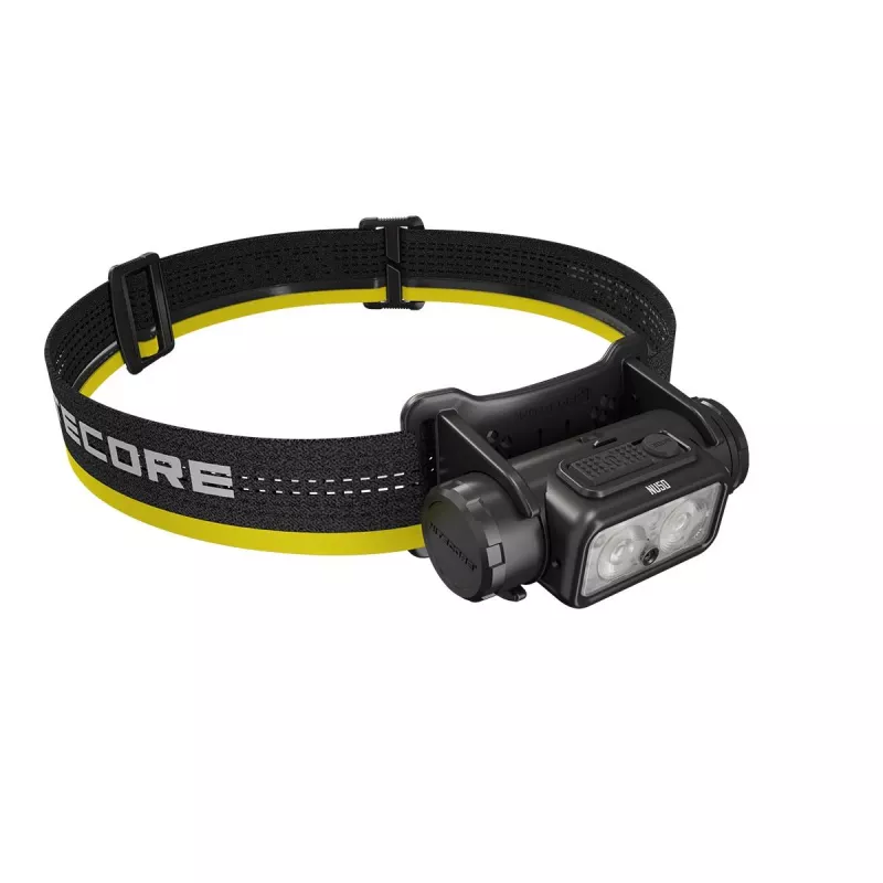 Galvas lukturītis Nitecore NU50 melns dzeltens LED ūdensizturīgs triecienizturīgs