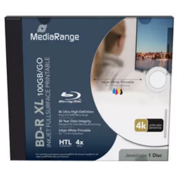 BD-R XL MediaRange MR520 100GB 4X - Blu-ray ierakstāmais disks, viena slāņa XL ietilpība