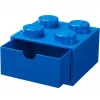 LEGO galda atvilktne 4, Uzglabāšanas kaste zila, kniedes