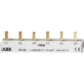 ABB 3 fāžu kopne PS3/6 pro M kompakta 6 moduļu slēgta PS3/6 (2CDL231001R1006)