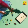 Konstrukciju rotaļlietu komplekts LEGO NINJAGO 71829 Lloyd's zaļa Forest Dragon, 128 gabali, 2 minifigūras, vecumam no 6 gadiem