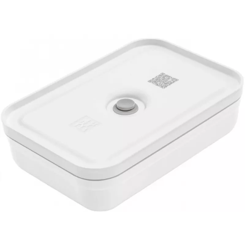Pusdienu kaste ZWILLING FRESH & SAVE 1 L, plastmasa ar silikona blīvi, pelēka/balta