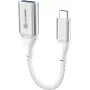 Alogic Super Ultra - USB adapteris - 24 kontaktu USB-C (v) uz USB A tipa (s) - USB 3.1 Gen 1 - 3 A - 15 cm - Sudraba (ULCAA-SLV)