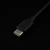 GaN klēpjdatoru lādētājs QOLTEC 52419 65W USB-C PD 5V/20V 3A/3.25A, 220–240V, 1,8 m kabelis, melns
