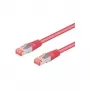 Wentronic Goobay CAT 6a pieslēguma kabelis, S/FTP (PiMP), fuksīna krāsā, 3 m – LSZH bez halogēna, varš (93784)