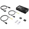 Ventilatoru kontrolieris CORSAIR COMMANDER DUO ARGB iCUE LINK Hybrid — adresējams RGB, iCUE integrācija