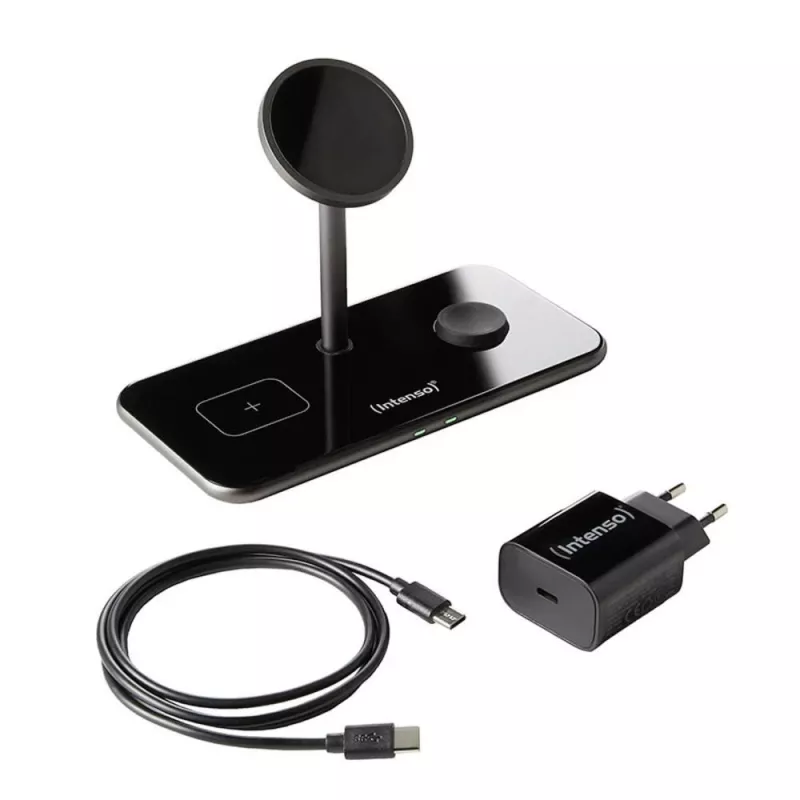 Intenso MB13 austiņas bezvadu USB ātrā uzlāde melnas