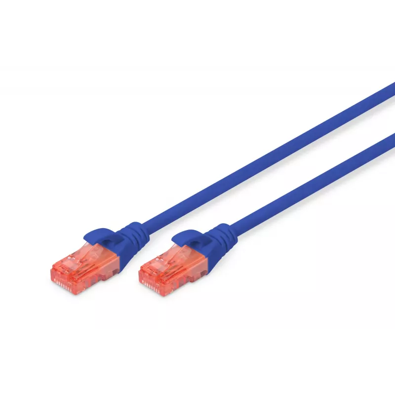 Tīkla kabelis Digitus CAT 6 U/UTP RJ-45 5 m zils
