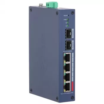 Industriālais PoE slēdzis DAHUA CHS4206-4ET-90 4-portu PoE