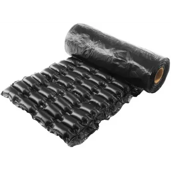 Air cushion film roll Bublaki B4025, 4 rows, 40 x 25 cm, 300 m, Melns