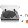 Siksnas piedziņas audio atskaņotājs Lenco LBT-120BK melns, pusautomātisks