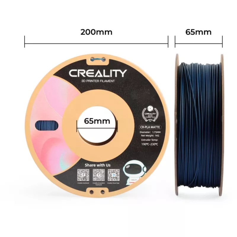 3D drukas materiāls Creality 3301010298 PLA Blue 1 kg 1,75 mm