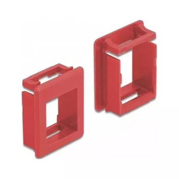 Montāžas komplekts DELOCK 86762, sarkana plastmasa, modelis 86762, plastmasas materiāls