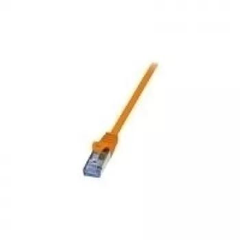 Logilink PrimeLine - Patch-Cable - RJ-45 (V) - RJ-45 (V) - 1,5 m - SFTP, PiMF - CAT 6a - Presēts, gluds, bez halogēniem - oranžs (CQ3048S)
