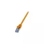 Logilink PrimeLine - Patch-Cable - RJ-45 (V) - RJ-45 (V) - 1,5 m - SFTP, PiMF - CAT 6a - Presēts, gluds, bez halogēniem - oranžs (CQ3048S)
