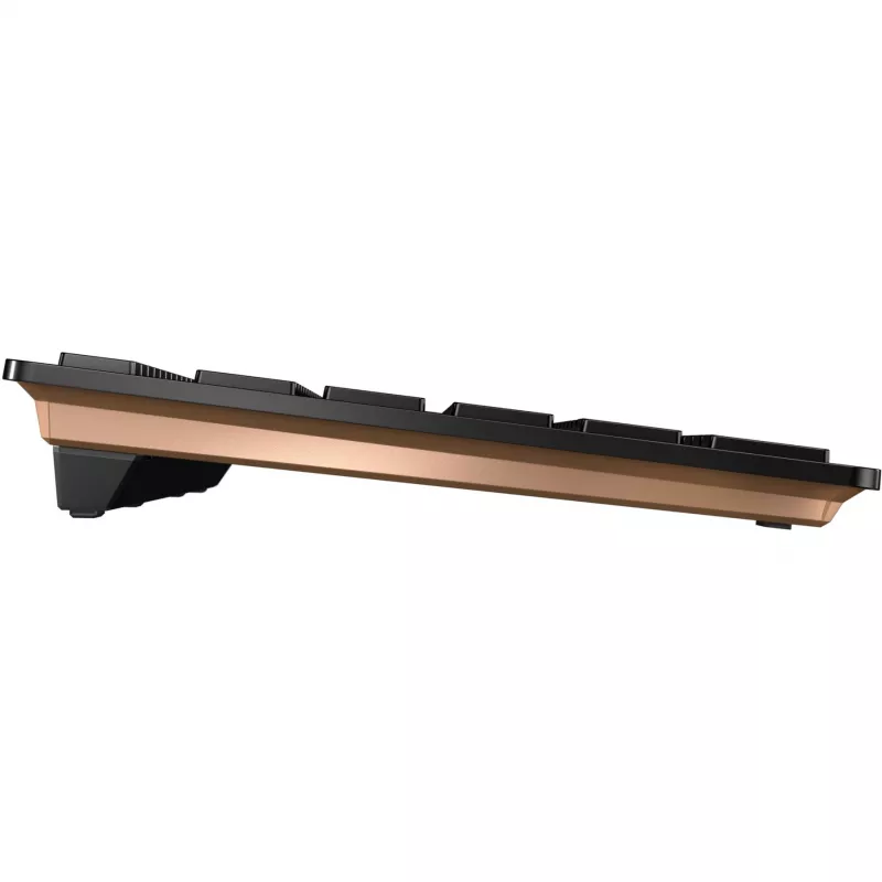 CHERRY DW 9100 plāns tastatūra Ietverta pele Universāla RF Wireless + Bluetooth QWERTZ vācu Melna