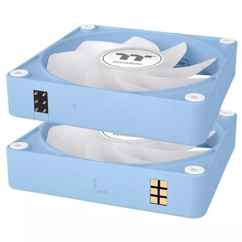 Thermaltake CT140 EX Reverse ARGB 140mm korpusa ventilators, 3 gab. komplekts, Hydrangea Zils