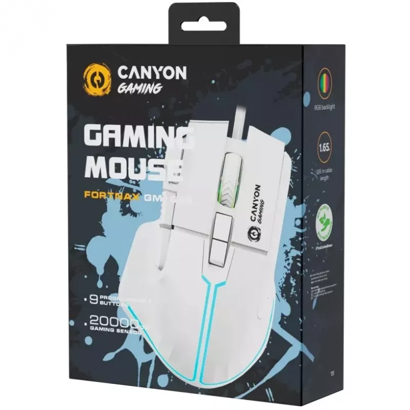 Pele Canyon Fortnax GM-636 USB Type-A Optiskā 20000 DPI
