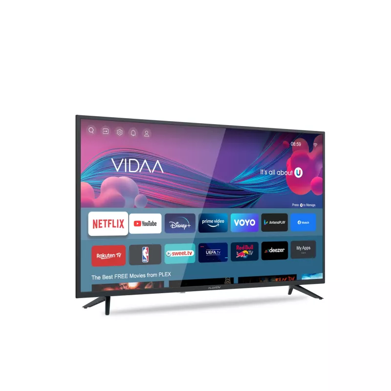 Televizors Allview 43iPlay6000-F, 108 cm, Smart TV, FullHD, LED, E klase, Melns